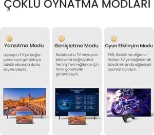 4K 60Hz 18GBPS Hdr Arc Hdcp HDMI 2.0 Kablo 3 Metre