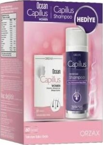 Ocean Capillus Women 60 Tablet + Capillus Shampoo 200 ml Hediye
