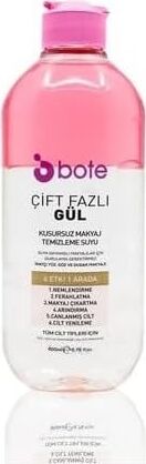 Bote Skin Care Çift Fazlı Makyaj Temizleme Suyu 400 ml Gül