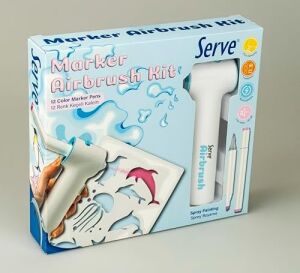 Aırbrush Kıt 12 Keçeli Kalem Ile Birlikte