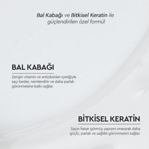 Onarıcı & Güçlendirici Bakım - Balkabağı ve Bitkisel Keratin Içeren Bitkisel Şampuan