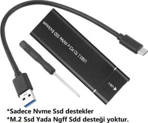 5218 USB 3.1 Type C To Pci-E Express Nvme SSD Hard Disk Kutusu