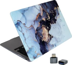 Matebook D14 Uyumlu Mermer Desenli Tpu Kılıf Parlak Ince Hafif Çizilme Koruma 14 Inç Esnek Kapak 2019–2022 Gri