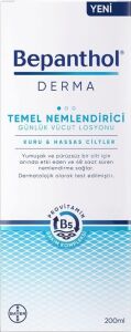 Temel Nemlendirici Günlük Vücut Losyonu 200 ml L Kuru ve Hassas Ciltler