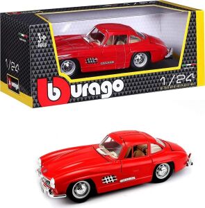 22023 Burago 1:24 Mersedes Benz 300SL 1954 Model Araba
