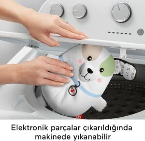 Sevimli Köpekçik Uyku Arkadaşı, Yenidoğanlar Için Pelüş Bebek Oyuncağı ve Taşınabilir Ses Makinesi, HTJ68
