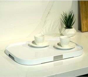Mutfak Servis Tepsisi-Beyaz M-E71-01