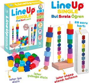 Cırcle Toys Line Up Single - Tek Oyuncu Yeni Nesil Algı ve Zeka Oyunu