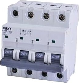 6VTB-4C32 Otomatik Sigorta 6ka C Tipi 4 Kutup 32A