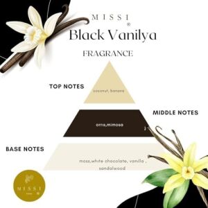 130 ml Ekru Çiçek Seramik Taş Bambu Çubuklu Black Vanilya Oda Kokusu
