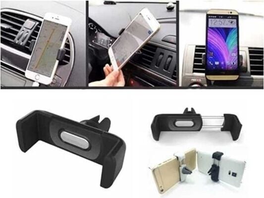 Araç Klimasına Takılan Kıskaçlı Telefon Tutucu