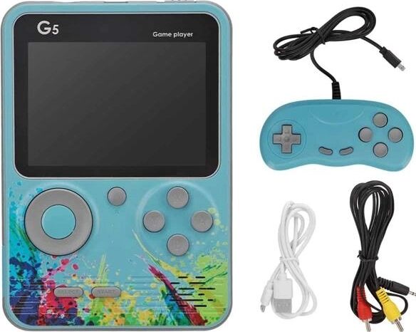 3 Inç Ekran 500 Oyunlu Game Box Mini Taşınabilir Oyun Konsolu