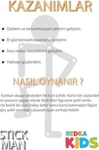 Redka Oyuncak Stick Man (Çöp Adam)