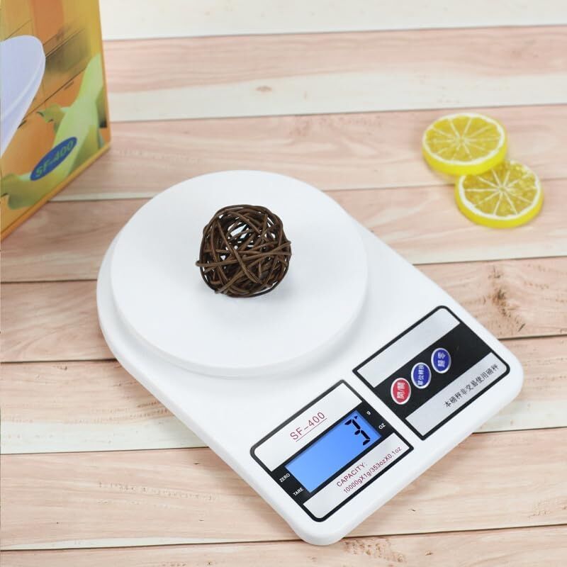 Mutfak Tartısı, Elektronik Hassas Mutfak Terazisi, Dijital Mutfak Tartısı, Mutfak Terazisi, 10 kg 1 gr Hassasiyet, Dara Özelliği, SF-400