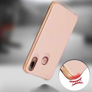 P20 Lite Smart View Flip Cover Kılıf, Pembe