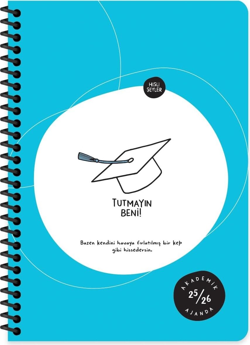 A5 Spiralli Akademik Ajanda - Tutmayın Beni