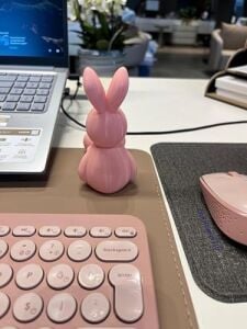 Telefon Tutucu Tavşan Tasarımlı Masaüstü Telefon Standı, Kadınlara Özel Bunny Telefon Tutacağı