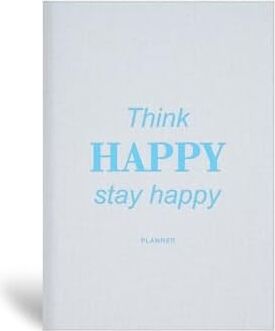 15X21 Keten Süresiz Planlayıcı Ajanda Defter Mavi