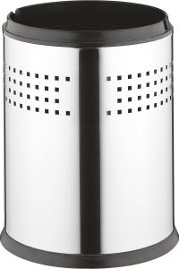 A44048 Çöp Kovası, 3 L, Parlak Paslanmaz Çelik Kaplama
