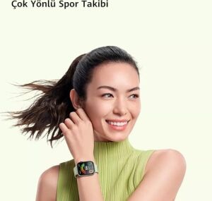Watch Fıt 3 Akıllı Saat, Ios ve Android ile Uyumlu, 1.82 Inç Amoled Ekran, Ultra Ince Tasarım, Kapsamlı Sağlık Takibi, Kapsamlı Sağlık Yönetimi, 10 Güne Kadar Pil Ömrü, Siyah