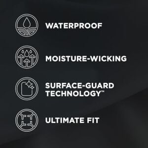 Tempur-Pedic Tempur-Protect Su Geçirmez Yatak Koruyucu, Tam, Beyaz