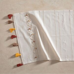 Boncuk Ponponlu Runner 50X130 cm