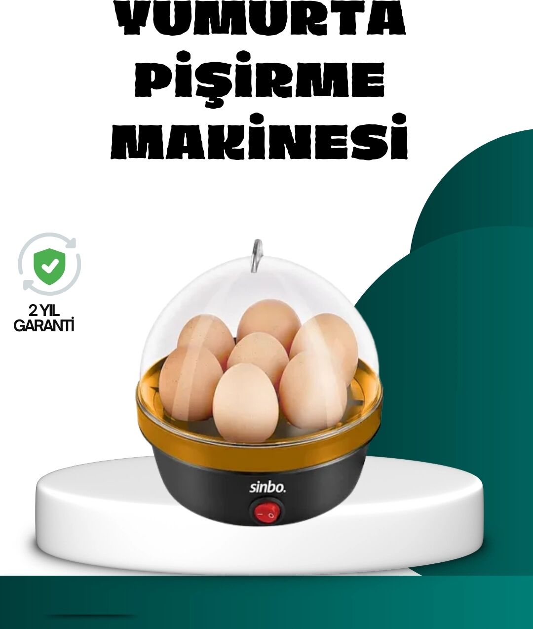 Elektrikli Yumurta Pişirme Makinesi 7 Yumurta Kapasiteli