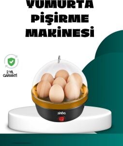 Elektrikli Yumurta Pişirme Makinesi 7 Yumurta Kapasiteli