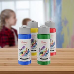 Ana Renkler Akrilik Boya 4'lü Set 4X60ML