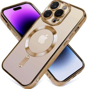 iPhone 16 Pro / 16 Pro Max Çöl Titanyum Kamera Korumalı Kılıf Manyetik Şarj Özellikli Telefon Rengi Ile Aynı Magee Safee ile Uyumlu Kılıf Esnek Darbeye Dayanıklı Hd Korumalı (Iphone 16 Pro Max Çöl)