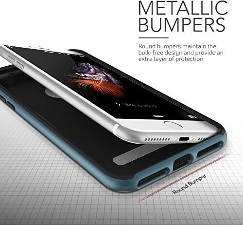 VRS84209 iPhone 7 Plus High Pro Shield Kılıf; Arka Kapak Mavi