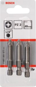 Professional Accessories Vidalama Ucu, Gri, 3 Adet