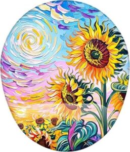 Van Gogh Temalı Ay Çiçekleri Mouse Pad