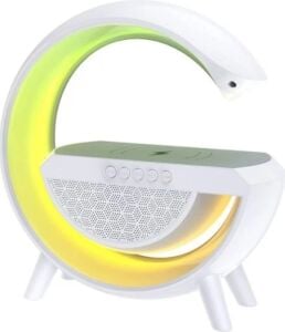 Kablosuz Şarj Standlı Rgb Hoparlör