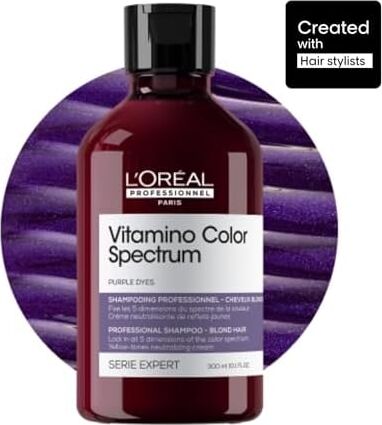Professionnel Paris Serie Expert Vitamino Sarı Saçlar Için Sarı Tonlarını Nötralize Edici Mor Şampuan 300ML