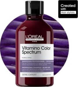 Professionnel Paris Serie Expert Vitamino Sarı Saçlar Için Sarı Tonlarını Nötralize Edici Mor Şampuan 300ML