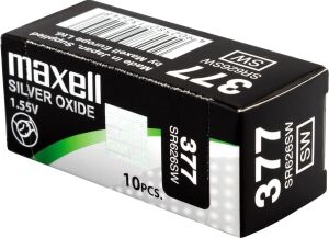 Maxell Sılver Oxide 377 SR626SW Pil 10'lu Paket