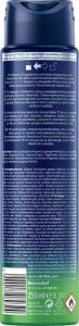 Men Erkek Sprey Deodorant Fresh Sensation 250 Ml, 72 Saat Terleme ve Ter Kokusuna Karşı Anti-Perspirant Koruma,ferah Koku,avantajlı Boy