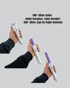 Gw 32MM Döner Başlıklı Saç Kıvırma Makinesi – Her An Her Yerde Profesyonel Şekillendirme