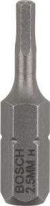 Professional Altıgen Vidalar Için Ekstra Sert Uç (Hex2,5; Uzunluk: 25 Mm, 3 Adet)