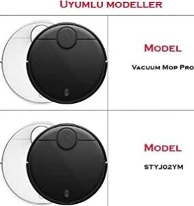 , 7 Parça  Pro ile Uyumlu Beyaz Yan Fırçalı Ultra Set, Xiaomi  P STYTJ02YM Viomi V2 Viomi V2 Pro Viomi V3 Viomi Se ile Uyumlu Beyaz Yan Fırçalı Ultra Set