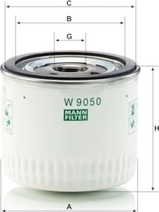 W 9050 Yağ Filtresi (Ford)