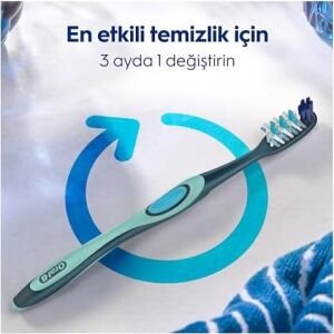 Pro-Expert Advanced Derinlemesine Temizlik Diş Fırçası, Orta Sertlik, 2 Adet