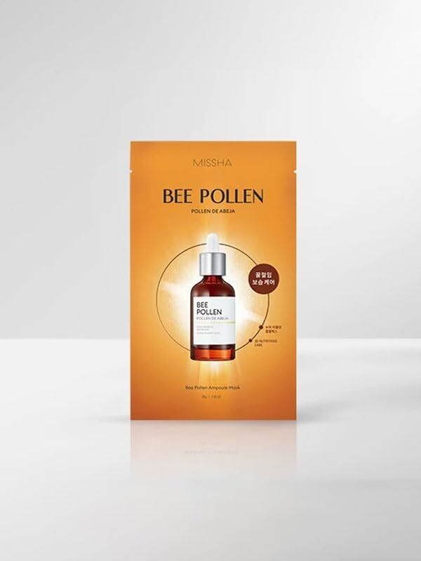 Kuruluktan Kaynaklı Yıpranmış Cansız Ciltler Için Yaprak Maske Bee Pollen Ampouler Mask