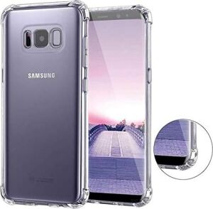 Galaxy S8 Plus Ile Uyumlu Şeffaf Airbag Antishock Silikon Kılıf