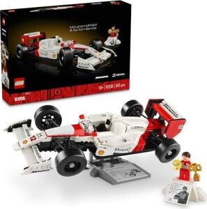 Mclaren Mp4/4 ve Ayrton Senna 10330 - Araç Tutkunu Yetişkinler Için Koleksiyonluk Yaratıcı Model Araba Yapım Seti, Doğum Günü Hediyesi Fikri (693 Parça)