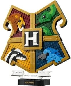 Harry Potter Hogwarts Bina Arması 76462-12 Yaş ve Üzeri Kız ve Erkek Çocuklar Için Binaları Temsil Eden Hayvanlar Içeren Yaratıcı Oyuncak Yapım Seti, Hediye Fikri (545 Parça)