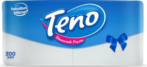Peçete Tek Katlı Beyaz 200 Adet
