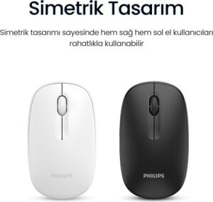 SPT6318 Kablosuz Klavye ve Mouse Seti, Tam Boyutlu, Sağ ve Sol Elle Kullanıma Uygun Türkçe Q Klavye Mouse Seti Siyah