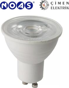 1 Adet Noas YL91 0702M 7W Mercekli LED Çanak Ampül 3200K Günışığı GU10 Duy